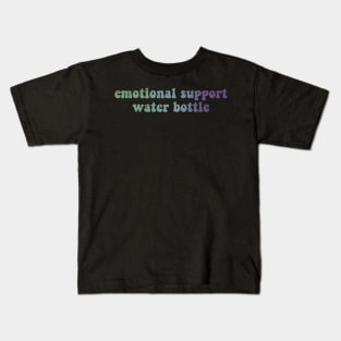 Emotional Support Water Bottle Kids T-Shirt